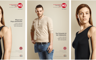 Neue Plakatkampagne der Multiple Sklerose Gesellschaft Wien